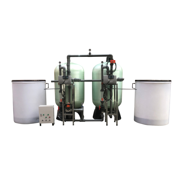 Fatcory Direct Venta al por mayor 1-15 toneladas de agua Suavizador de agua por &oacute;smosis inversa Intercambiador de iones de sodio con v&aacute;lvula manual de tanque de sal V&aacute;lvula autom&aacute;tica