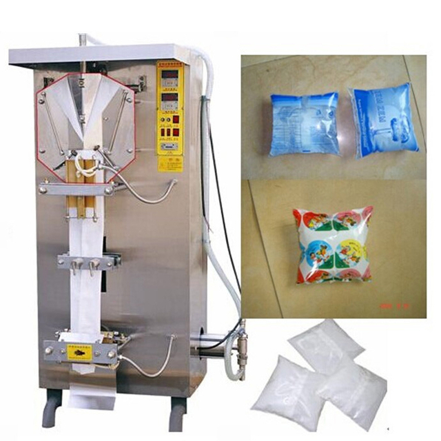 Mesin Pengemas Pengisian Air Sachet Otomatis Stainless Steel Industri