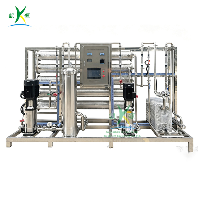 ระบบ RO+EDI สองขั้นตอนสเตนเลสสตีล 5000L/H